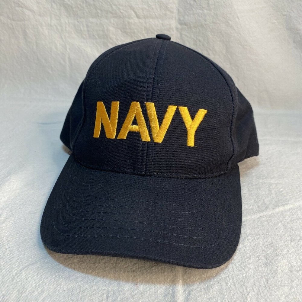 Legend US NAVY Black Adjustable Snapback Baseball Cap Hat - Made in USA